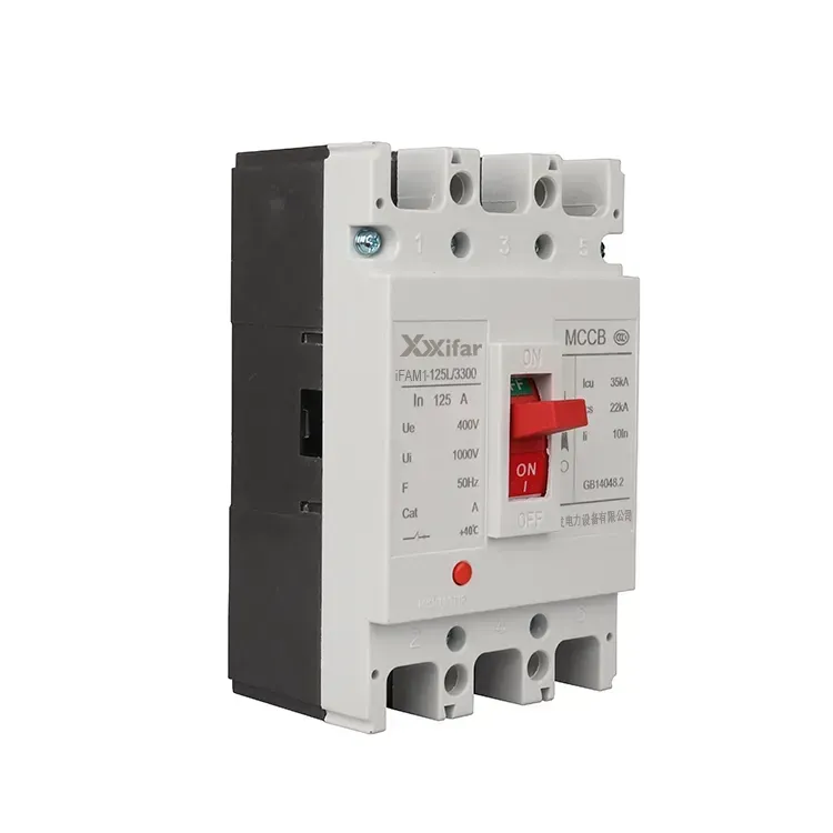 مدار شکن 400 ولتی 3p 100a Mccb Molded Case