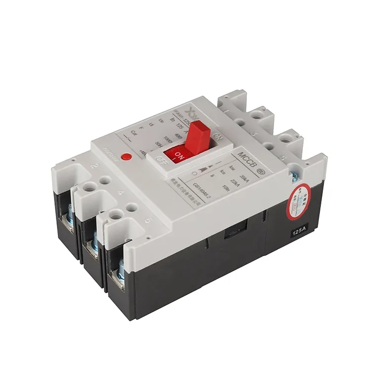 مدار شکن 400 ولتی 3p 100a Mccb Molded Case