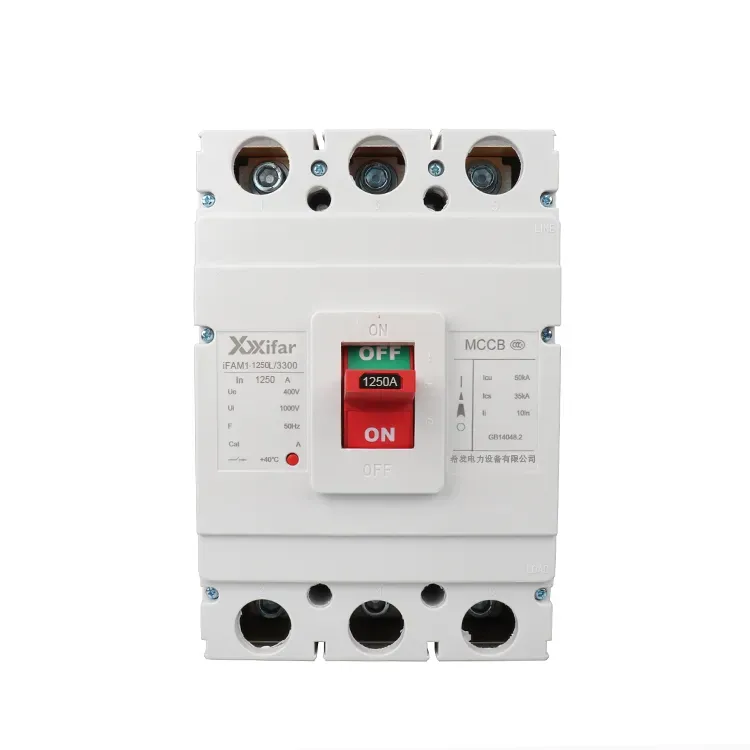 1250 Amp 3 Pole 600v Mccb Circuit Breaker